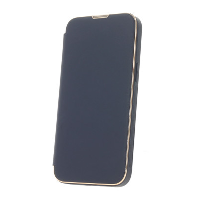 iPhone 11 Smart Gold Frame Mag tok, sötétkék