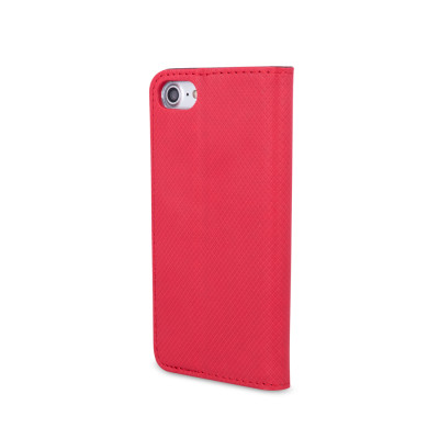 Honor 90 Lite 5G piros mágneses könyvtok SMART