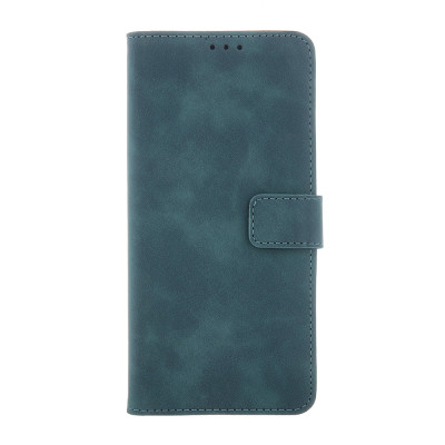 Samsung Galaxy S24 Smart Velvet Mágneses fliptok sötétzöld