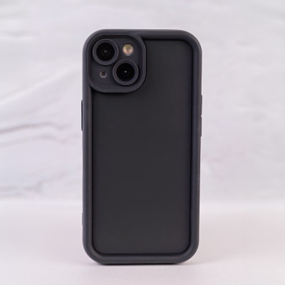 iPhone 12 Pro Rim TPU hátlap tok, fekete