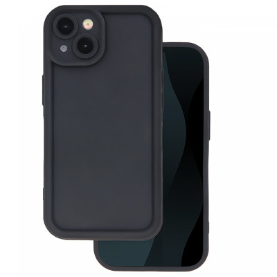 iPhone 12 Pro Rim TPU hátlap tok, fekete