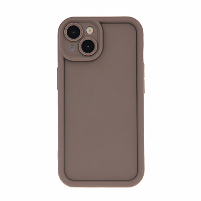 Samsung Galaxy S23 Rim TPU hátlap tok, barna