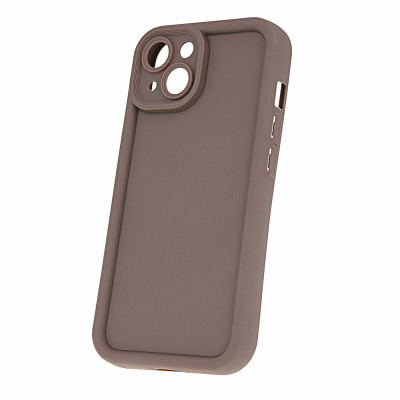 Samsung Galaxy A15 4G / A15 5G Rim TPU hátlap tok, barna