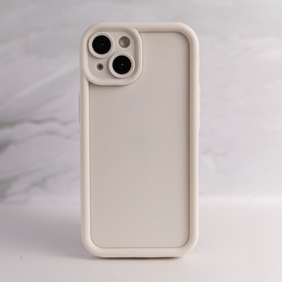Samsung Galaxy S23 Rim TPU hátlap tok, bézs