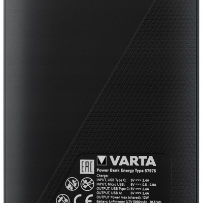 VARTA Power Bank 5000mAh fehér (57975101111)
