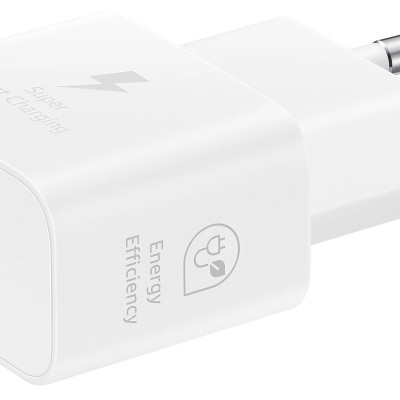 SAMSUNG EP-T2510NWE hálózati töltő Type-C aljzat (25W, GaN, PD gyorstöltő) FEHÉR