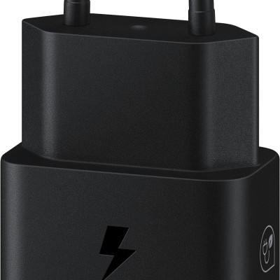 SAMSUNG EP-T2510NBE hálózati töltő Type-C aljzat (25W, GaN, PD gyorstöltő) FEKETE