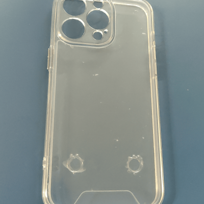 Iphone 15 Pro Max "Crystal" átlátszó védőtok (sérült)