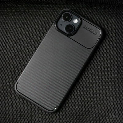 Samsung Galaxy S25 fekete KARBON tok