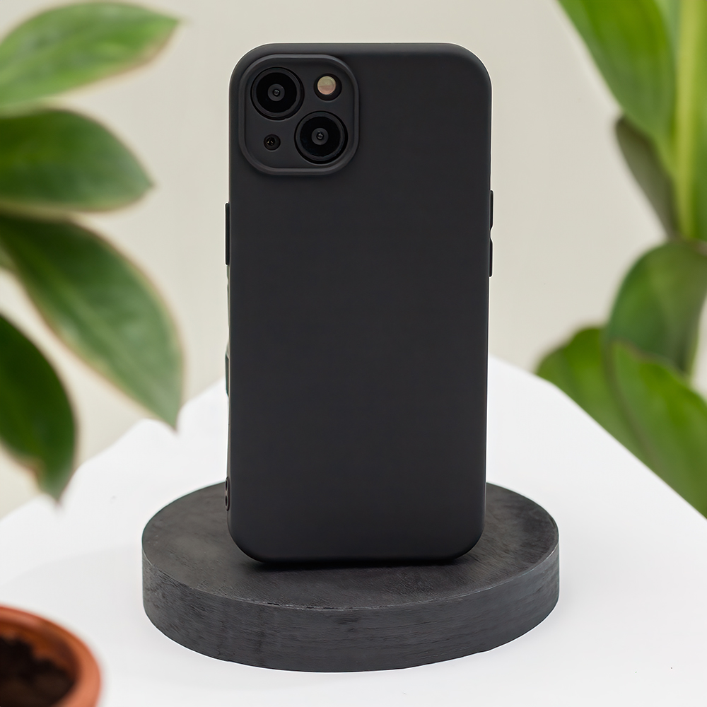 iPhone 14 fekete box szilikon tok