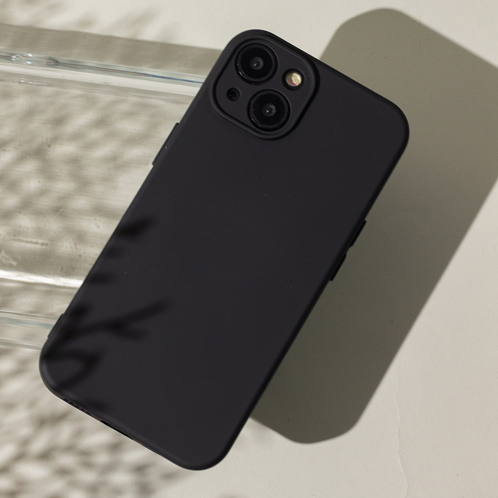 iPhone 14 fekete box szilikon tok