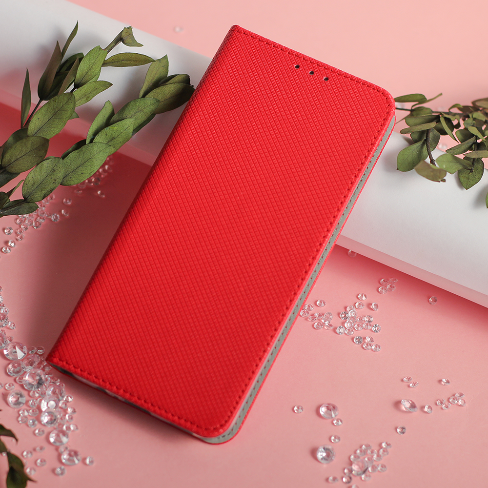 Xiaomi 15 Pro piros mágneses könyvtok SMART