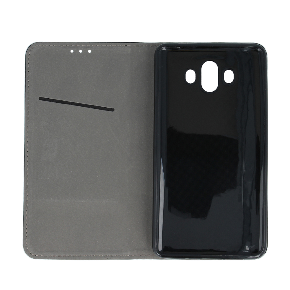 Xiaomi 15 Ultra fekete mágneses könyvtok bőr hatású, SMART