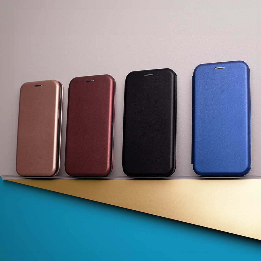 Samsung Galaxy A14 4G / A14 5G Smart Diva tok, sötétkék