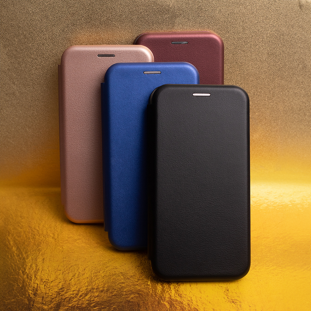 Samsung Galaxy A14 4G / A14 5G Smart Diva tok, sötétkék