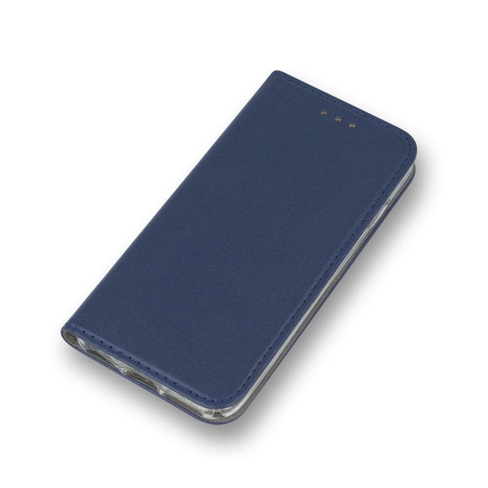 Xiaomi Redmi 15C 4G EU / 15C 5G EU (173.16 x 81.06 x 8.2 mm) sötétkék mágneses könyvtok bőr hatású, SMART