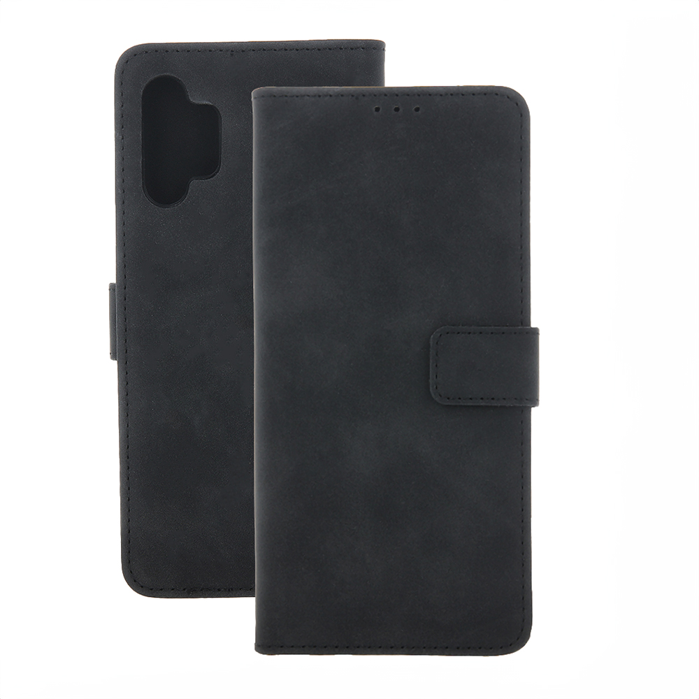 Samsung Galaxy A16 4G / A16 5G Smart Velvet Mágneses fliptok fekete