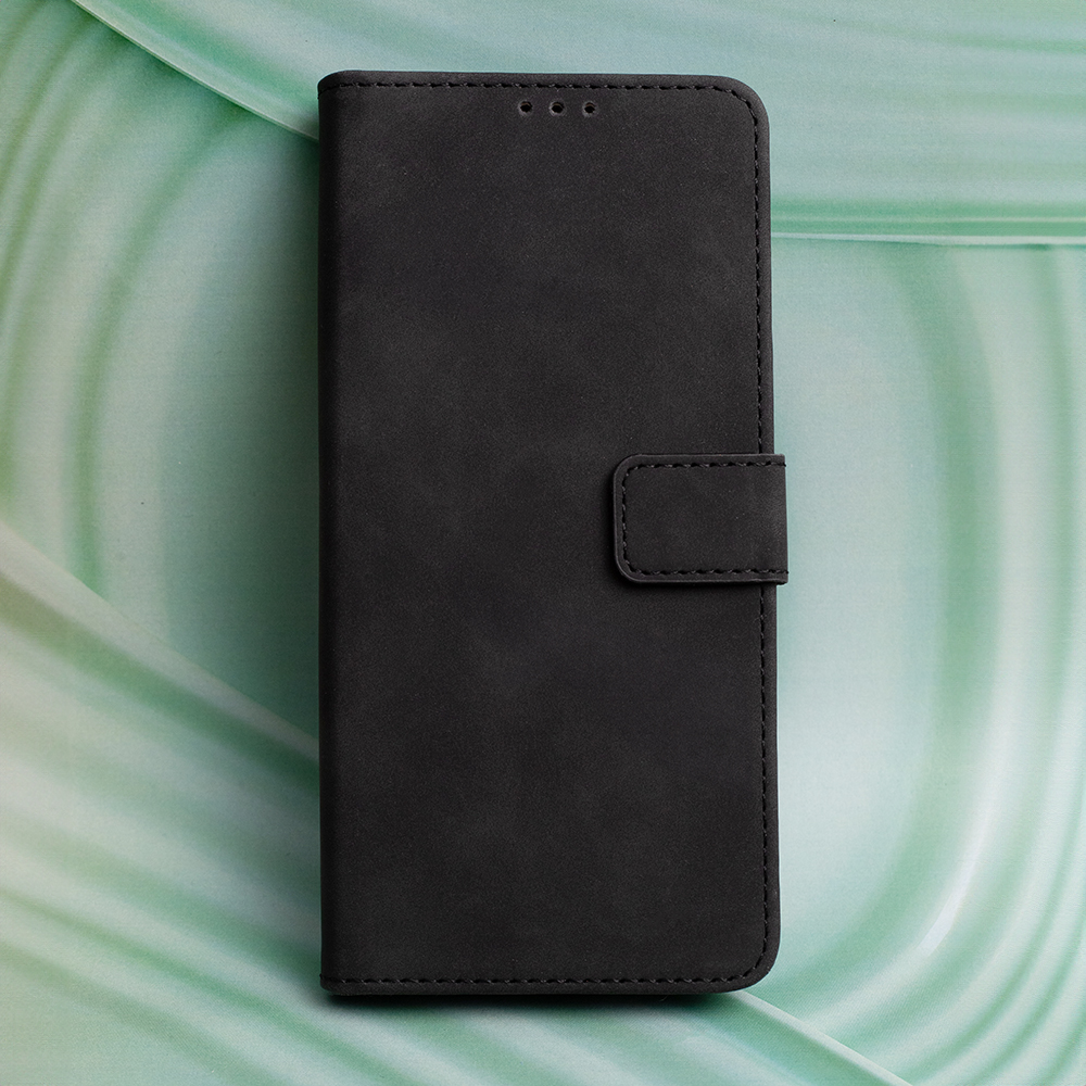 Samsung Galaxy A16 4G / A16 5G Smart Velvet Mágneses fliptok fekete