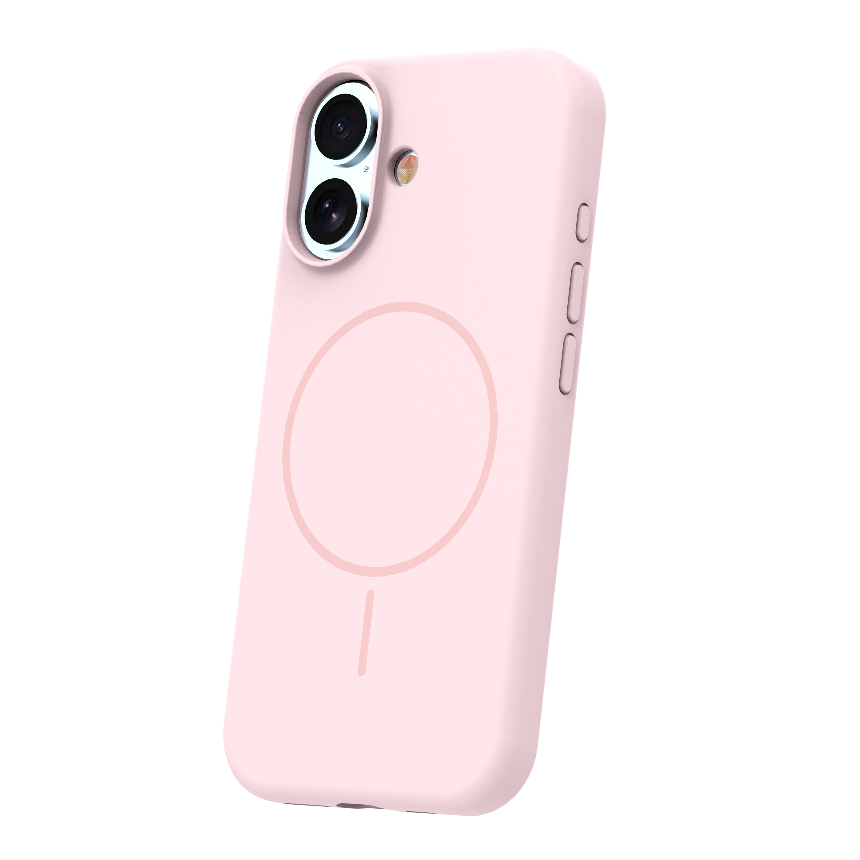 iPhone 17  / 18 világos rózsaszín Thin Mag tok