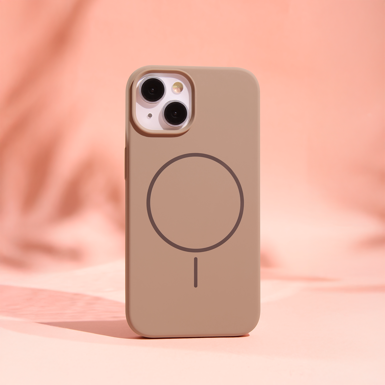 iPhone 17  / 18 világos barna Thin Mag tok