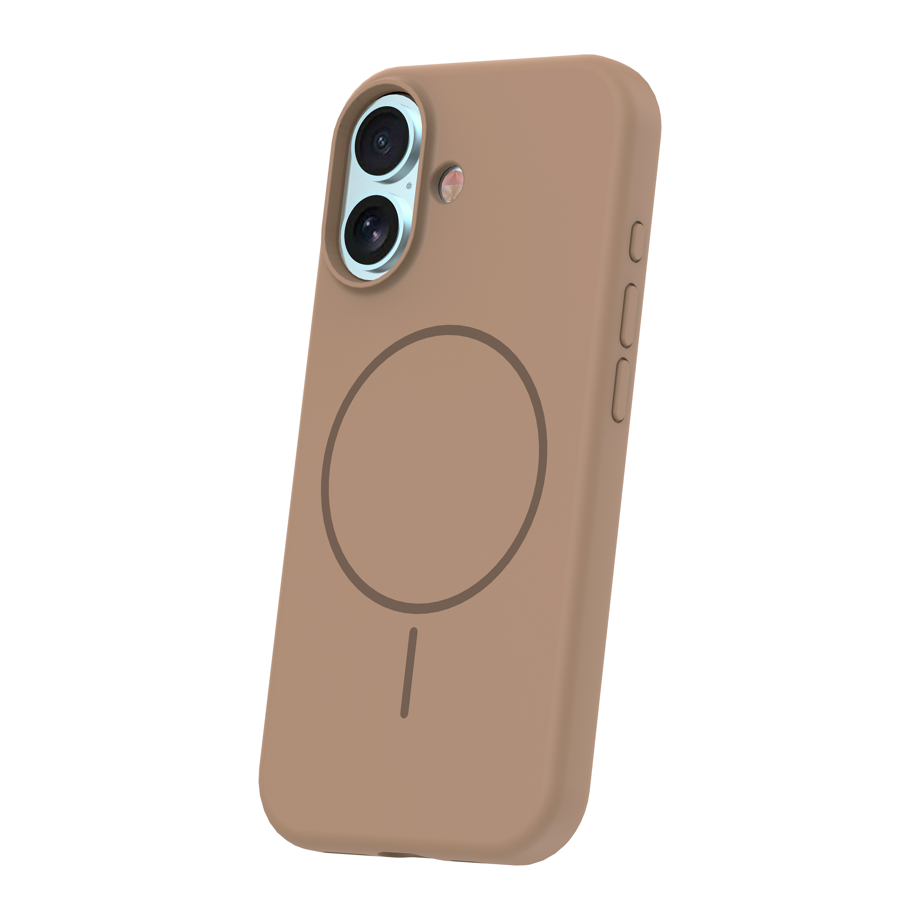 iPhone 17  / 18 világos barna Thin Mag tok