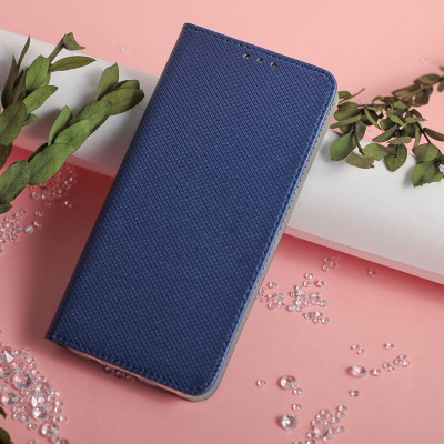 Honor 600 Lite sötétkék mágneses könyvtok SMART